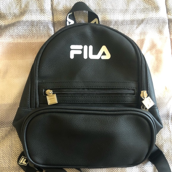 fila mini backpack black Jennifer 2 Pc Collection Strong rip stop material Fila Fusion Fila Backpack Purse